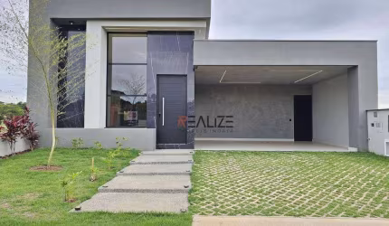 Casa térrea com 3 suítes e escritório à venda, 225 m² por R$ 1.950.000 - Condomínio Villa Sapezal - Indaiatuba/SP
