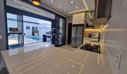 Casa moderna pronto para morar com 3 suítes à venda, 192 m² por R$ 1.700.000 - Condomínio Fechado - Indaiatuba/SP