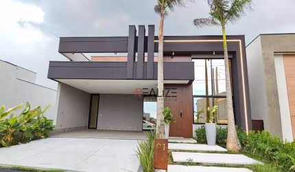 Casa Térrea Mobiliada com 3 Suítes e Escritório – R$1.750.000 – Condomínio Fechado em Indaiatuba