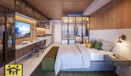 Studio com 1 dormitório à venda, 30 m² por R$ 560.000,00 - Vila Clementino	 - São Paulo/SP