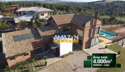 Chácara com 3 dormitórios, 4200 m² - venda por R$ 4.800.000,00 ou aluguel por R$ 21.595,00/mês - Chácaras Cataguá - Taubaté/SP