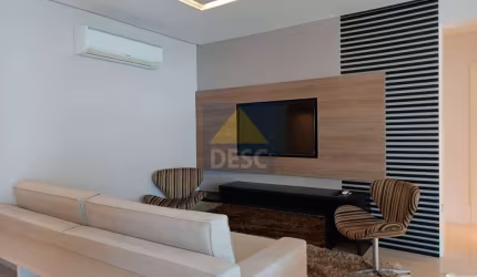 Apartamento mobiliado com 3 suítes para locação anual na quadra do mar no Ed. Grand Royale