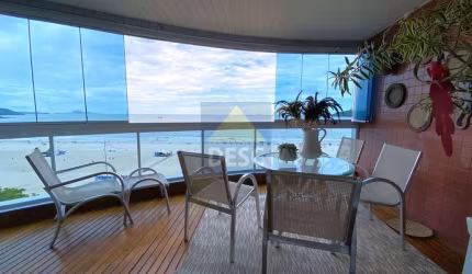 Apartamento frente mar mobiliado para locação anual no Ed. Number One