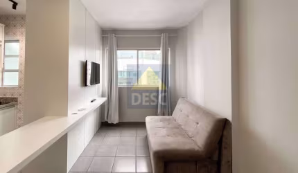Apartamento mobiliado com 1 quarto no Ed. Ilhas do Sul no Centro de Balneário Camboriú