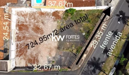 Terreno à venda na Vila Tibério, Ribeirão Preto  por R$ 1.090.000