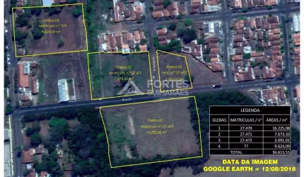 Terreno à venda no Centro, Orlândia  por R$ 841.200