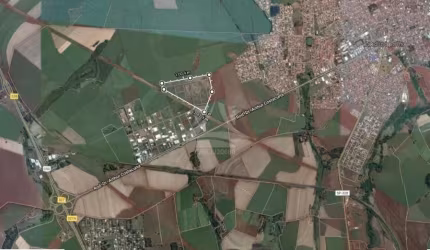 Terreno à venda na Área Industrial, Jardinópolis  por R$ 592.634