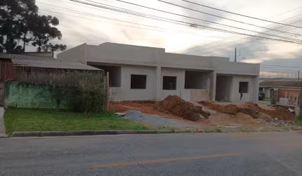Casa com 2  quartos, 59 m²  em terreno de 100m² - R$ 390.000 - Tindiquera - Araucária/PR