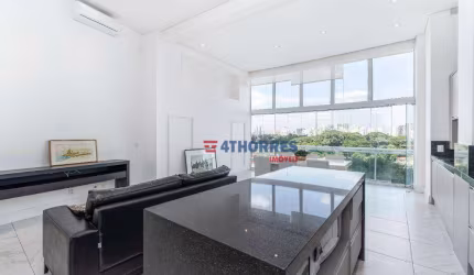 Apartamento com 1 dormitório para alugar, 85 m² por R$ 12.454,92/mês - Brooklin Paulista - São Paulo/SP