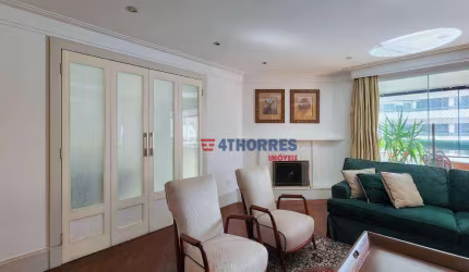 Apartamento com 4 dormitórios para alugar, 147 m² por R$ 17.840,00/mês - Moema - São Paulo/SP