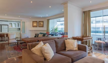 Apartamento com 4 dormitórios para alugar, 147 m² por R$ 17.022,58/mês - Moema - São Paulo/SP