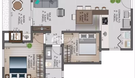 Apartamento à venda, EDIFÍCIO NEVADA, JARDIM SANTA MARIA, TOLEDO - PR.