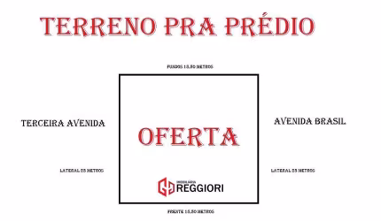 TERRENO PRA PRÉDIO ÁCIMA 14 ANDARES CENTRO DE BC