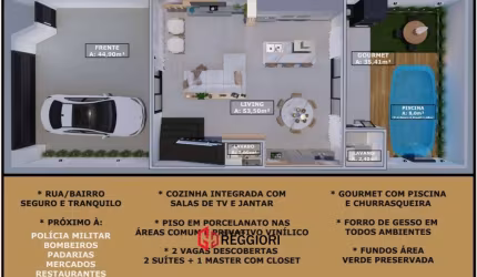 SOBRADO ALTO PADRÃO EM CAMBORÚ