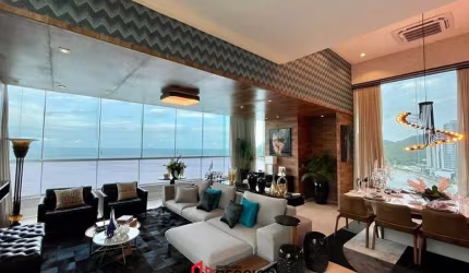 COBERTURA DE LUXO TRIPLEX FRENTE MAR 7 SUÍTES