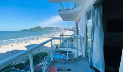 ALUGUEL TEMPORADA 4 DORM 1 VAGA FRENTE MAR BC