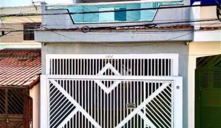 Casa Sobrado a venda bairro Jardim Jamaica 03 Dormitórios Suite, 02VG - Santo André/SP