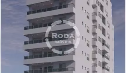 Empreendimento na Planta a 50 metros da praia do Embaré, 2 suítes