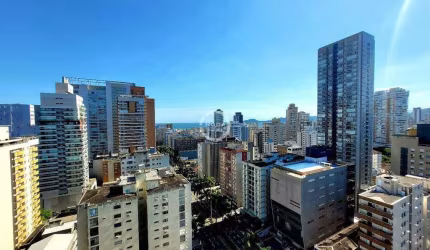 'Apartamento Novo Vista Mar com 2 Suítes no Residencial Castell Di Indaiá - Gonzaga, Santos'