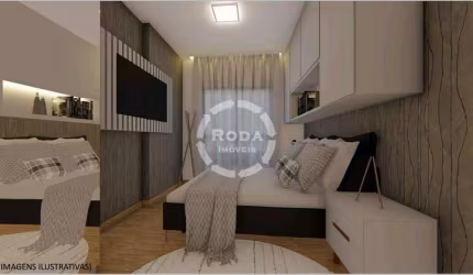 Apartamento à venda, 2 quartos, 1 suíte, 1 vaga, José Menino - Santos/SP