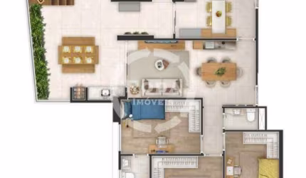 Apartamento à venda, 3 quartos, 3 suítes, 3 vagas, José Menino - Santos/SP