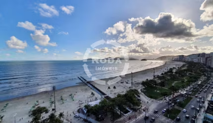 Apartamento com vista panorâmica do mar, a venda, localizado no bairro do Embaré - Santos/SP
