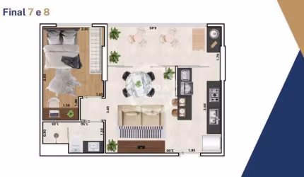 Apartamento à venda, 1 quarto, 1 vaga, Macuco - Santos/SP