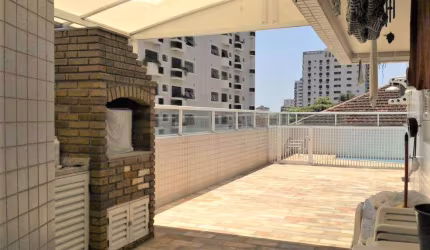 Apartamento Garden com piscina e churrasqueira a venda em Santos, localizado no bairro do Gonzaga.