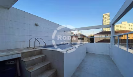 SOBREPOSTA ALTA EM LOCALIZAÇÃO PRIVILEGIADA NO BAIRRO DO EMBARÉ!!! Escadas de acesso das 02 vagas de garagem em granito, ao chegar no primeiro pavimen