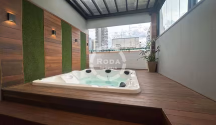 Cobertura próximo da praia a venda em Santos, bairro da Pompéia.