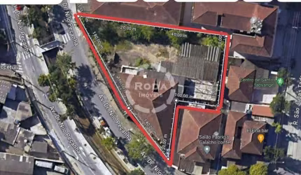 Terreno a venda em Santos, localizado no bairro do Marapé.
