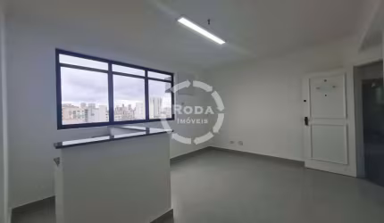 Sala Comercial para locação em Santos, localizada no bairro da Vila Mathias.