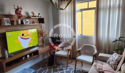 Apartamento à venda, 2 quartos, 1 vaga, Vila Mathias - Santos/SP
