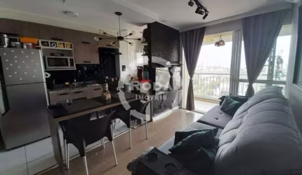Apartamento à venda, 1 quarto, 1 vaga, porteira fechada Vila Mathias - Santos/SP
