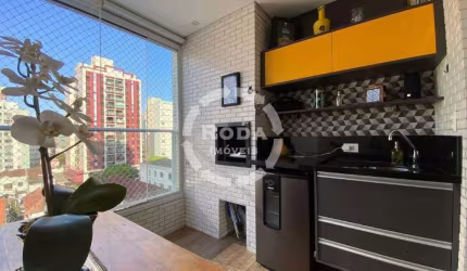 Apartamento à venda, 2 quartos, 1 suíte, 2 vagas, Pompéia - Santos/SP