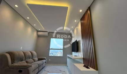 Apartamento 2 quartos mobiliado, lazer completo e localização privilegiada te esperam no Embaré - Santos/SP