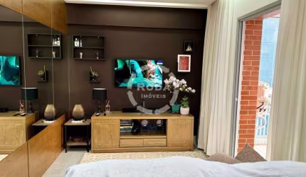 Apartamento à venda, 1 quarto, 1 vaga, Boqueirão - Santos/SP