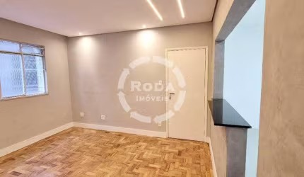 Apartamento Amplo de 3 Dormitórios para Locação no Embaré, Santos