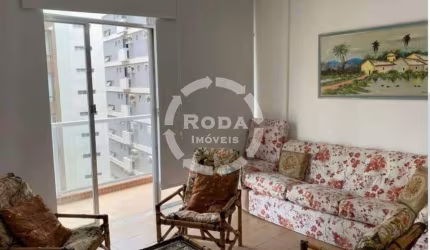 Apartamento com 02 dormitórios à venda no Gonzaga em Santos/SP com vista ao Mar.