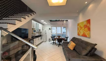 Loft no coração de Gonzaga, duplex com 01 quarto
