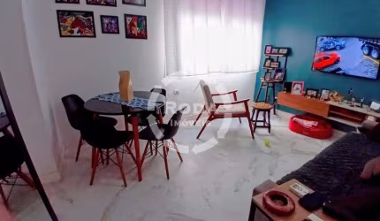 EXCELENTE APARTAMENTO DE 1 DORMITÓRIO DE 47M² RESIDENCIAL EM FRENTE A PRAIA – JOSÉ MENINO, SANTOS/SP