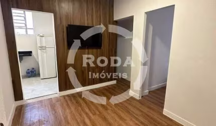 Apartamento 2 Dormitórios Venda Boqueirão Santos | Prédio na Praia | Modernizado | Vista Mar Lateral