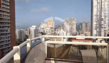 Apartamento à venda, 4 quartos, 2 suítes, 3 vagas, Gonzaga - Santos/SP