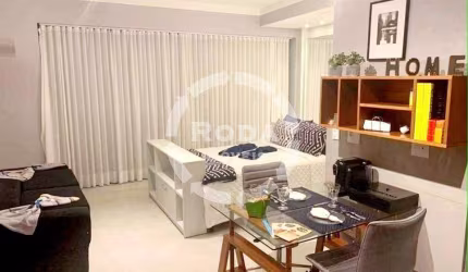 Studio Mobiliado com Vista para o Mar na Pompéia – Santos