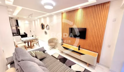 Apartamento Reformado com 3 Dormitórios (2 Suítes) a 100m da Praia – Aparecida, Santos