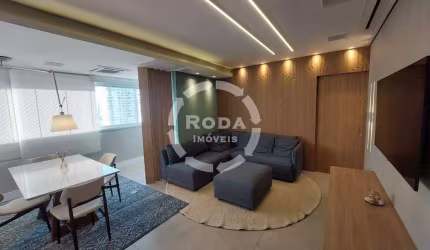 Apartamento para locação, 2 quartos, 1 suíte, no Gonzaga, em Santos/SP.