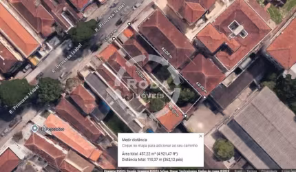 Terreno | Venda | 460m² | Vila Belmiro | Santos