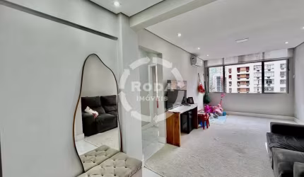 Apartamento 2 suítes, reformado - Boqueirao - Santos