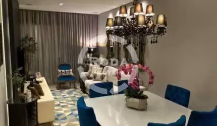 Apartamento para locação finamente decorado com lazer no bairro do Boqueirão em Santos.