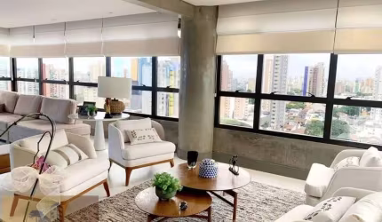 Apartamento à Venda e Mobiliado no Bairro Jardim com 190m², 3 Suítes